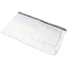 Насадка для плоской швабры 50 см, комбинированная, микроволокно, карманы-языки