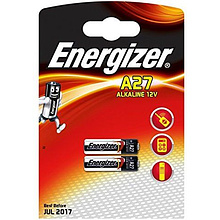 Батарейки алкалиновые Energizer "A27", 2 шт.