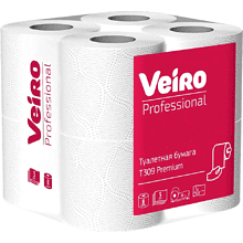 Бумага туалетная Veiro Professional Premium, 3 слоя, 8 рулонов