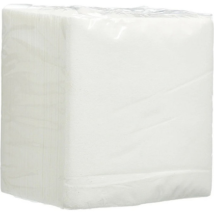 Салфетки бумажные, 10х20 см, 2 слоя, белый, 200 шт