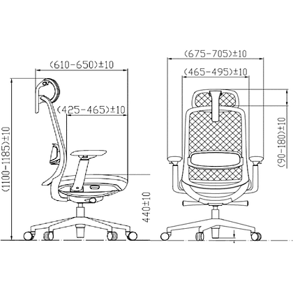 Кресло для руководителя SitZone CH-531A-BS, ткань, пластик, белый, -30% - 6