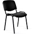 Стул для посетителей ИЗО BLACK, экокожа, черный