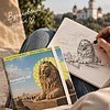 Скетчбук "Pharaoh's cat", 21х14.8 см, 140 г/м2, 80 листов, белый пейзаж - 2