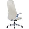 Кресло для руководителя SitZone CH-515A, кожа, алюминий, бежевый, -30% - 3