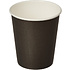 Стакан картонный 300 мл, 1 слой, 50 шт/упак, черный