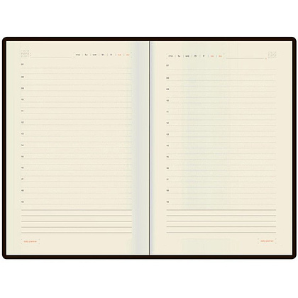 Ежедневник недатированный "Oxford", А5, 272 страницы, черный - 3
