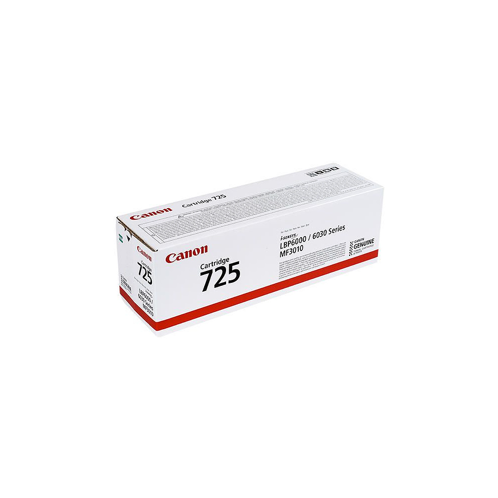 Картридж Canon "725", 1600 стр, черный