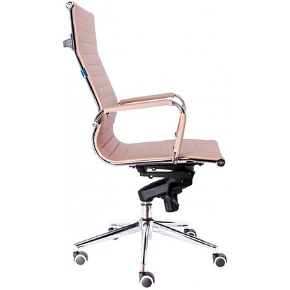 Кресло для руководителя EVERPROF "Rio M", экокожа, металл, бежевый - 3