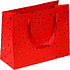 Пакет бумажный подарочный "Valentine", 32x13x24.5 см, красный