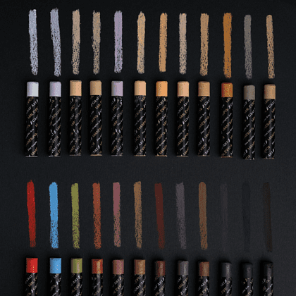 Набор масляной пастели "Малевичъ", профессиональная, портрет, 24 цвета - 7