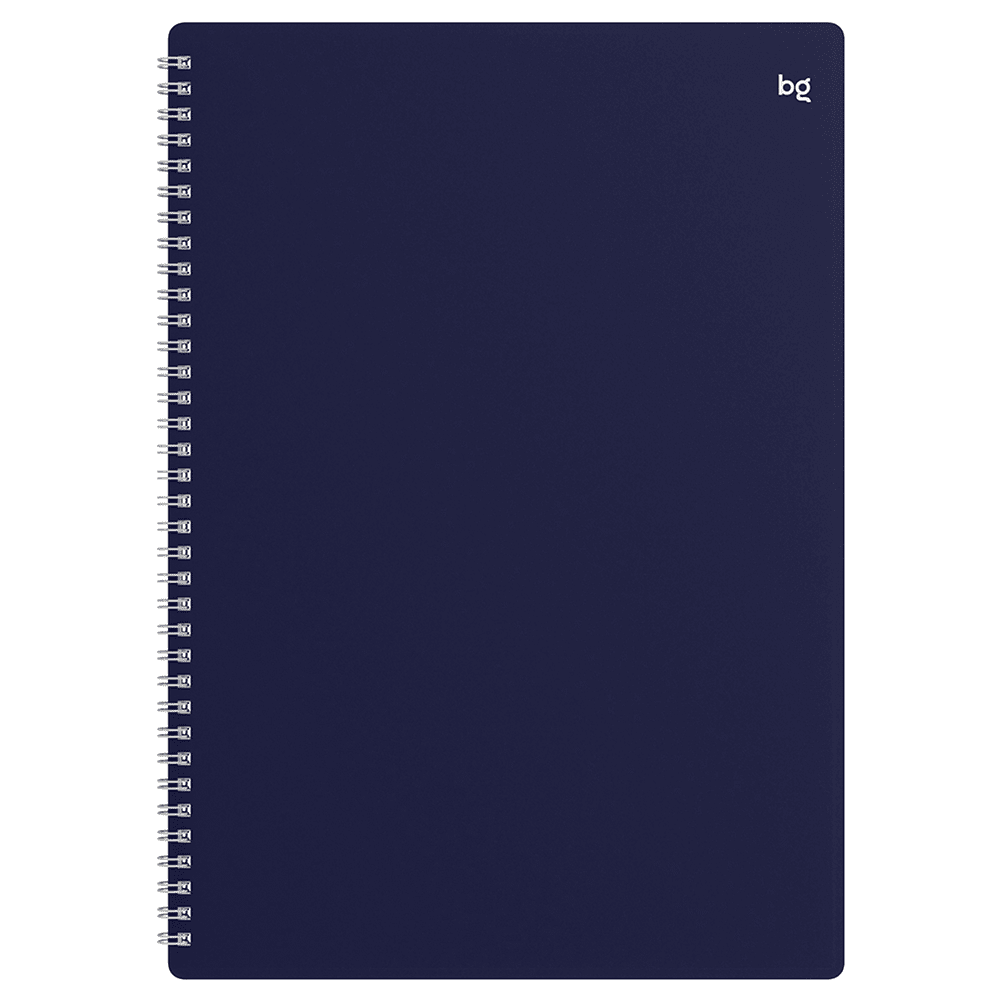 Тетрадь "База", А4, 80 листов, клетка , синий