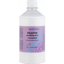 Медиум для акрила "Сонет флюид-арт", глянцевый , 1000 мл.