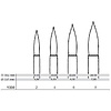 Кисть для рисования "Tintoretto Blue Squirrel", белка, круглая, №6 - 3
