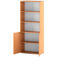 Коллекция Столица шкаф для документов С-215.522, 800х355х1880 мм, бук