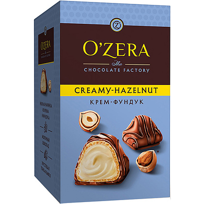 Конфеты шоколадные "O`Zera Creamy Hazelnut", 150 г