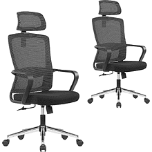 Кресло для руководителя SitZone U-060A, сетка, ткань, черный, 2 шт/упак, -30%