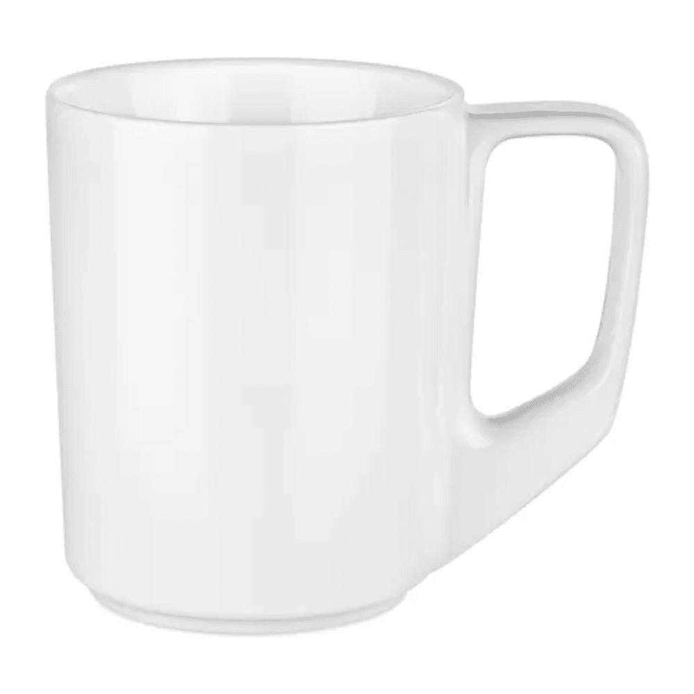 Кружка фарфор., 250 мл. "Solid" белый