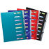 Папка на резинках "Opak", 10 мм, пластик, ассорти
