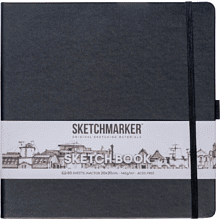 Скетчбук "Sketchmarker", 20x20 см