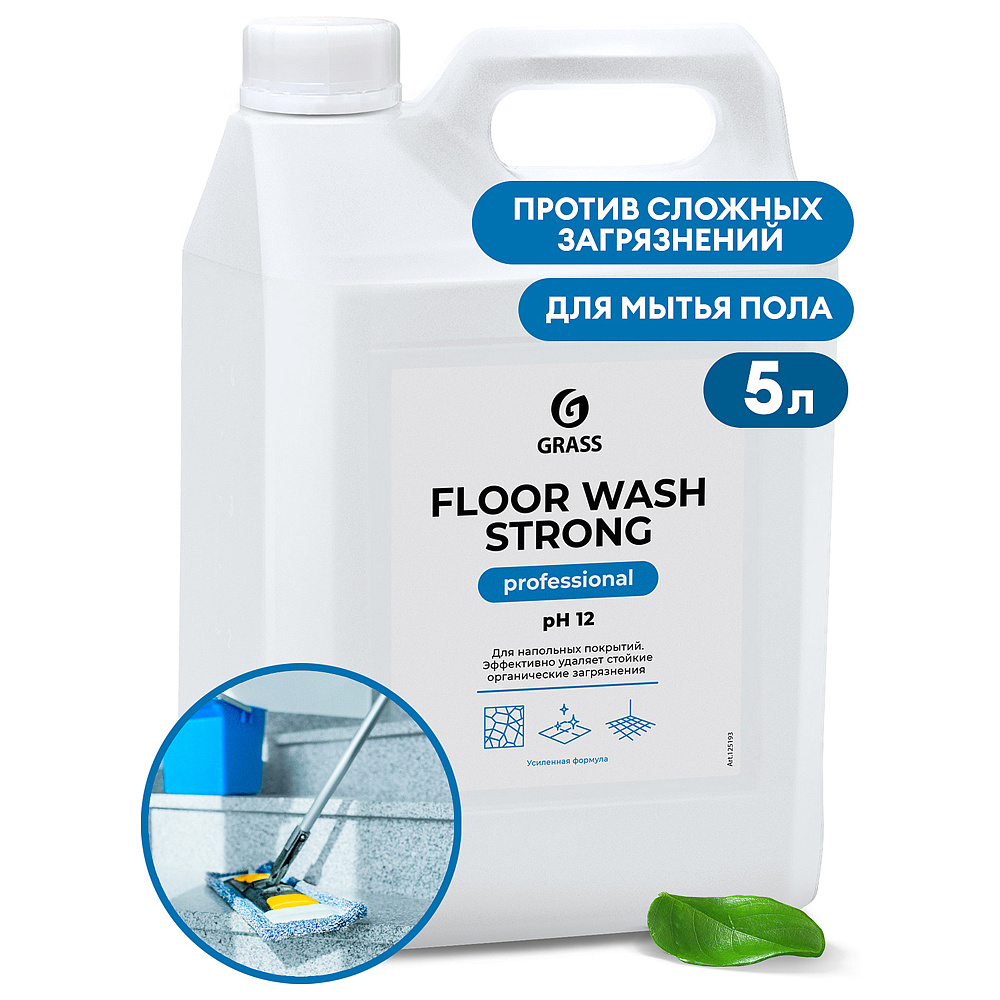 Средство моющее для пола "Floor Wash Strong", 5 л