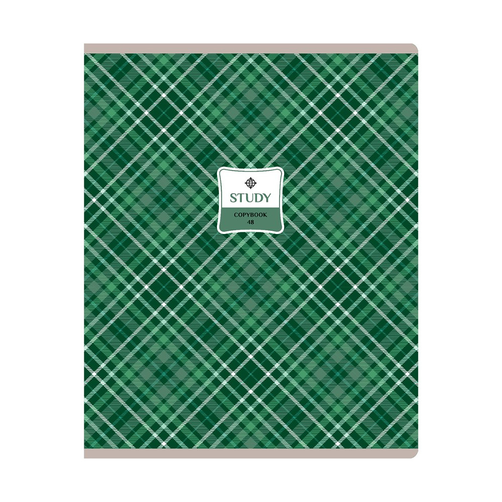 Тетрадь "Study", А5, 48 листов, в клетку, ассорти - 6
