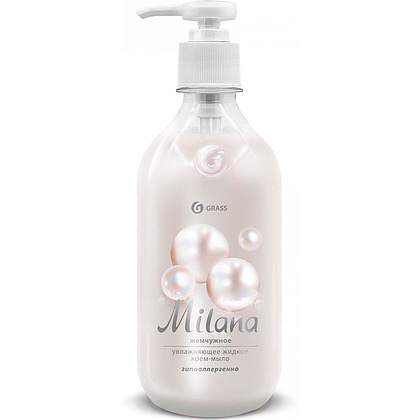 Крем-мыло жидкое Grass Milana, жемчужное, 500 мл
