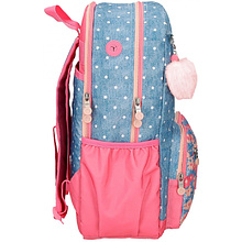 Рюкзак школьный Enso "Little dreams" L, голубой, розовый