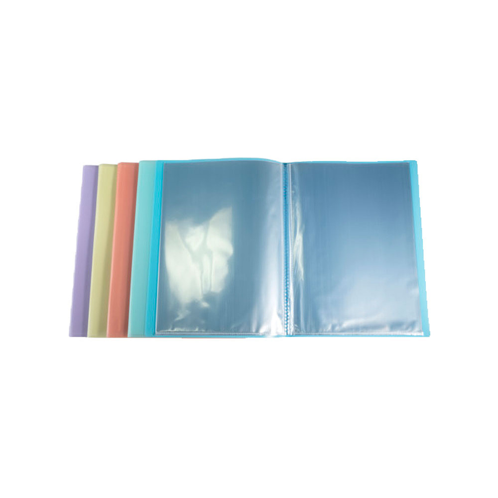 Папка c файлами "Chromaline Pastel", 40 карманов, ассорти - 7