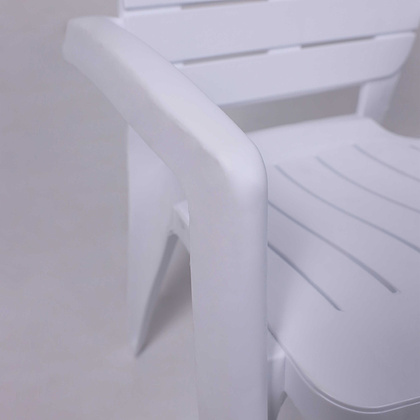 Кресло садовое "Прованс", пластик, белый - 7