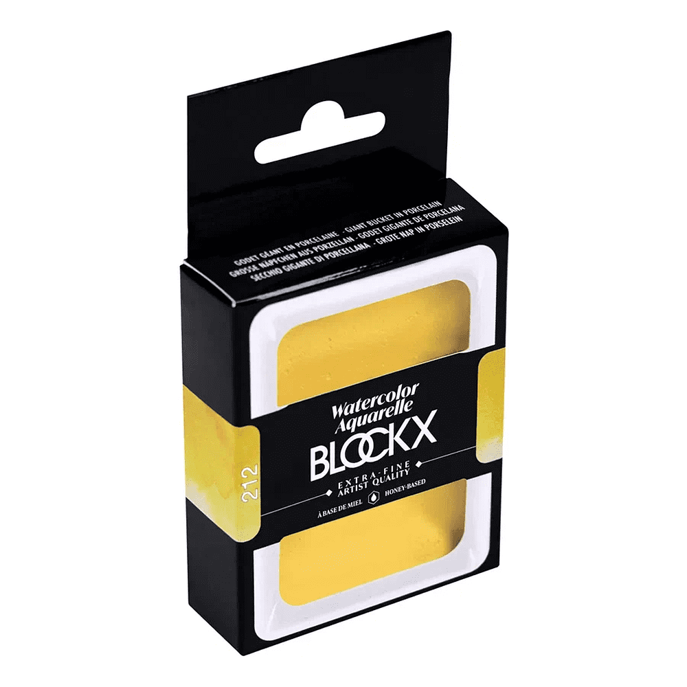 Краски акварельные "Blockx. Giant pan" 112 неаполитанский желтый, 18 мл., кювета - 4