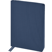 Ежедневник недатированный «Megapolis Slim flex», А5, 256 страниц, темно-синий, срез темно-синий