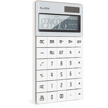 Калькулятор настольный Deli "NS041", 12-разрядный, белый - 2