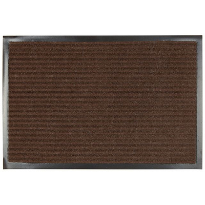 Коврик придверный влаговпитывающий, 400x600 мм, черный