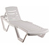 Шезлонг Элластик, пластик, белый