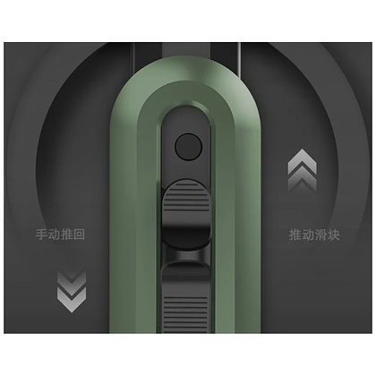 Набор ножей строительных Deli HSEHT4003L, 3 шт (ножи 9мм/18мм/трапеция), Soft Touch, зеленый - 5