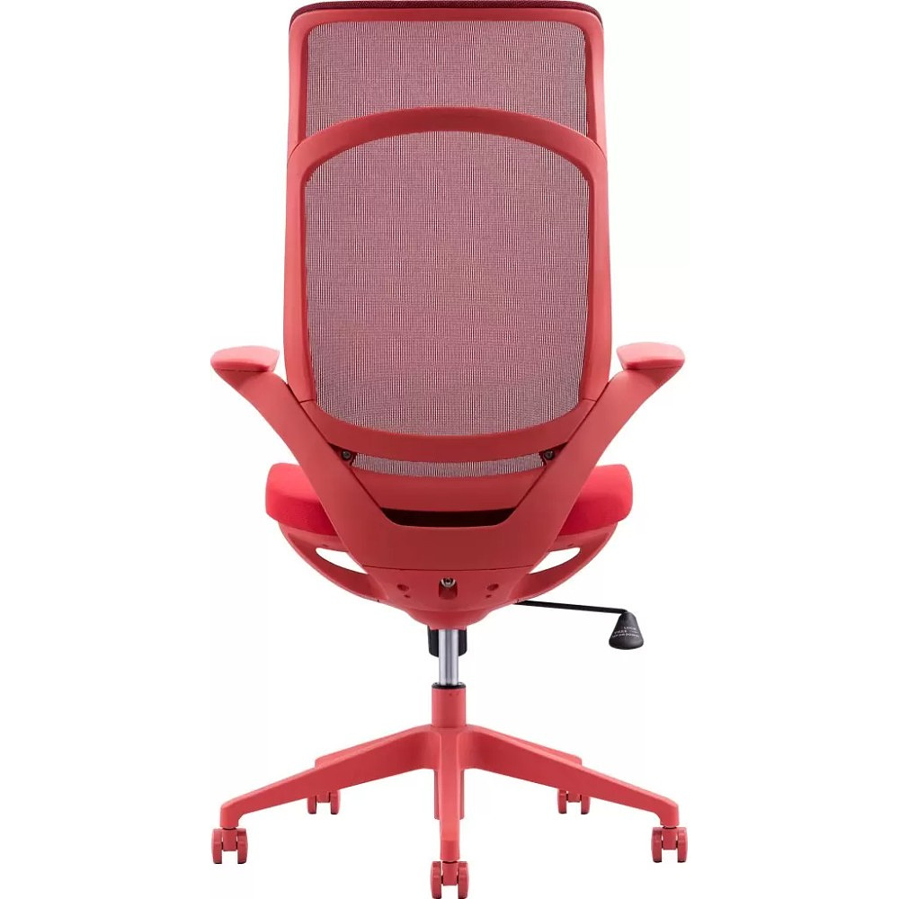 Кресло для руководителя EVERPROF Spirit, сетка, красный - 5