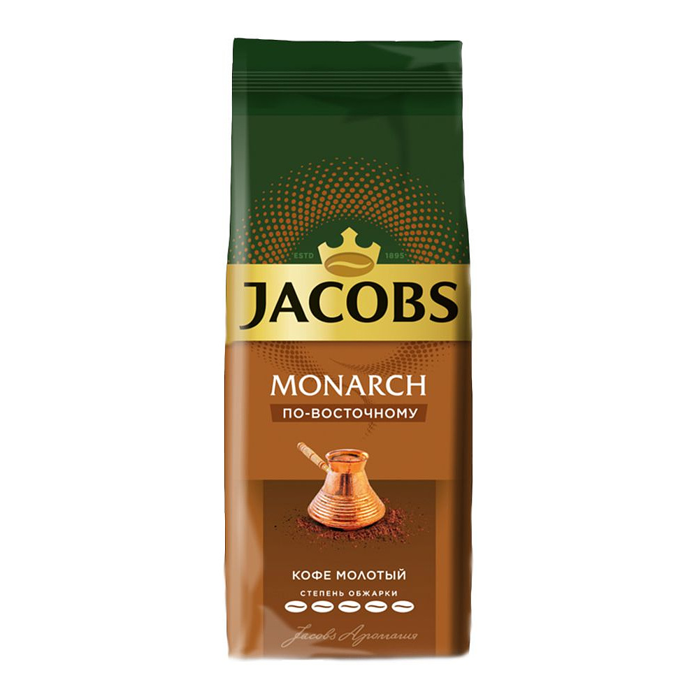 Кофе "Jacobs Monarch" по-восточному, молотый, 230 г