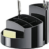 Подставка для канцелярских мелочей "Rondo", 140x140x109 мм, черный - 2