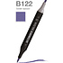 Маркер перманентный двусторонний "Sketchmarker Brush", B122 синий горизонт