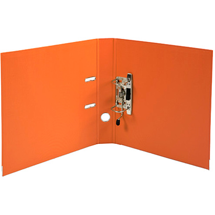 Папка-регистратор "Exacompta", A4, 50 мм, ПВХ, оранжевый - 2