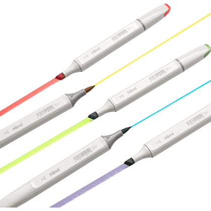 Набор маркеров художественных "Himi", 80 штук - 5