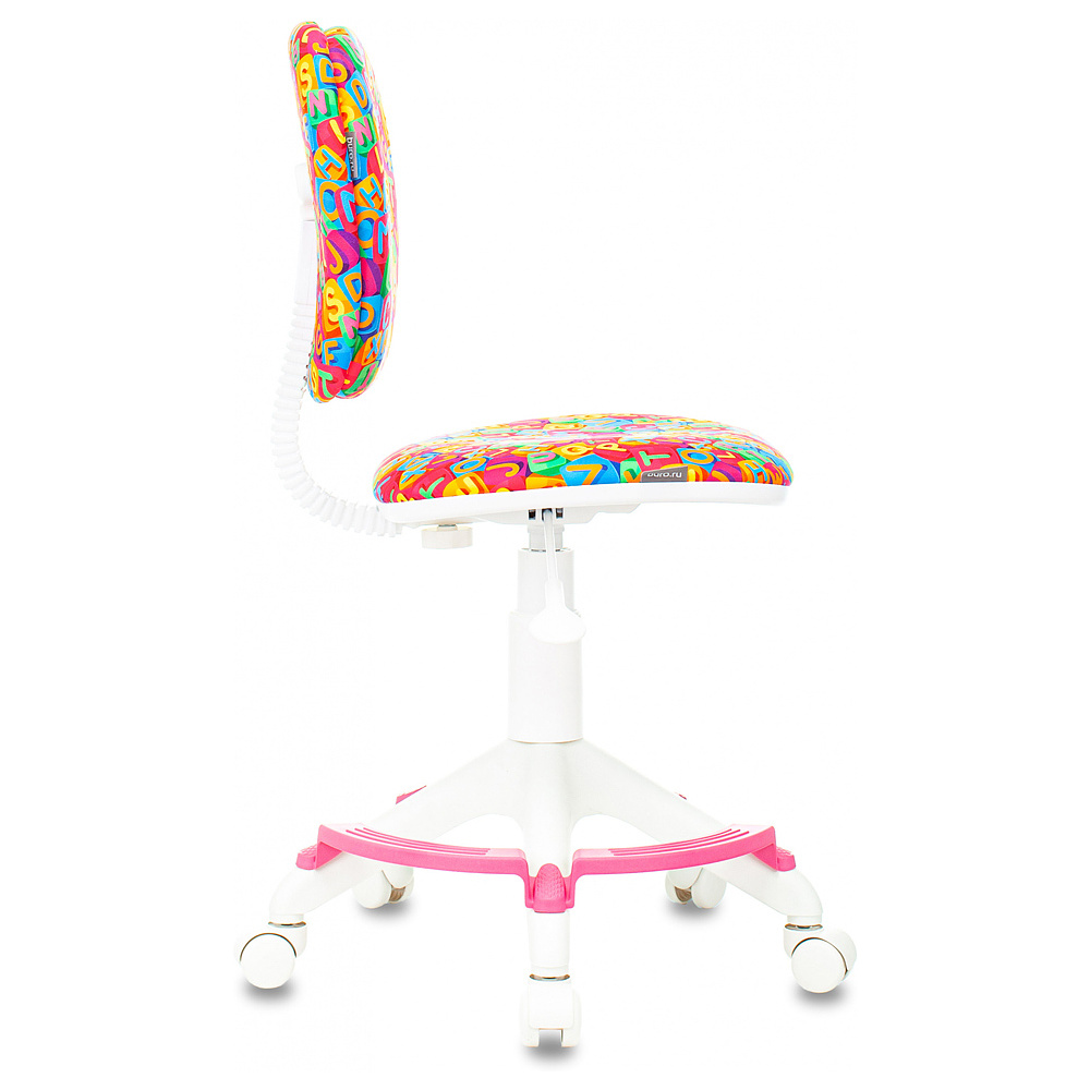 Кресло детское "Бюрократ CH-W204/F", пластик, разноцветный алфавит - 3