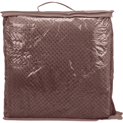 Плед "Фолд", полиэстер., шоколадный - 2