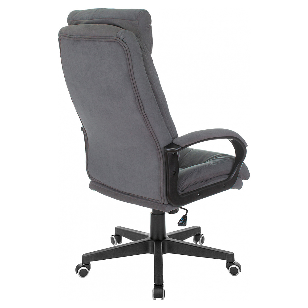 Кресло для руководителя Бюрократ CH-824 Fabric, ткань, пластик, серый - 4