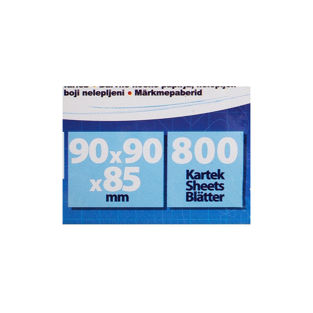 Бумага для заметок "Donau Cube", 90x90x90 мм, 800 листов, ассорти - 2