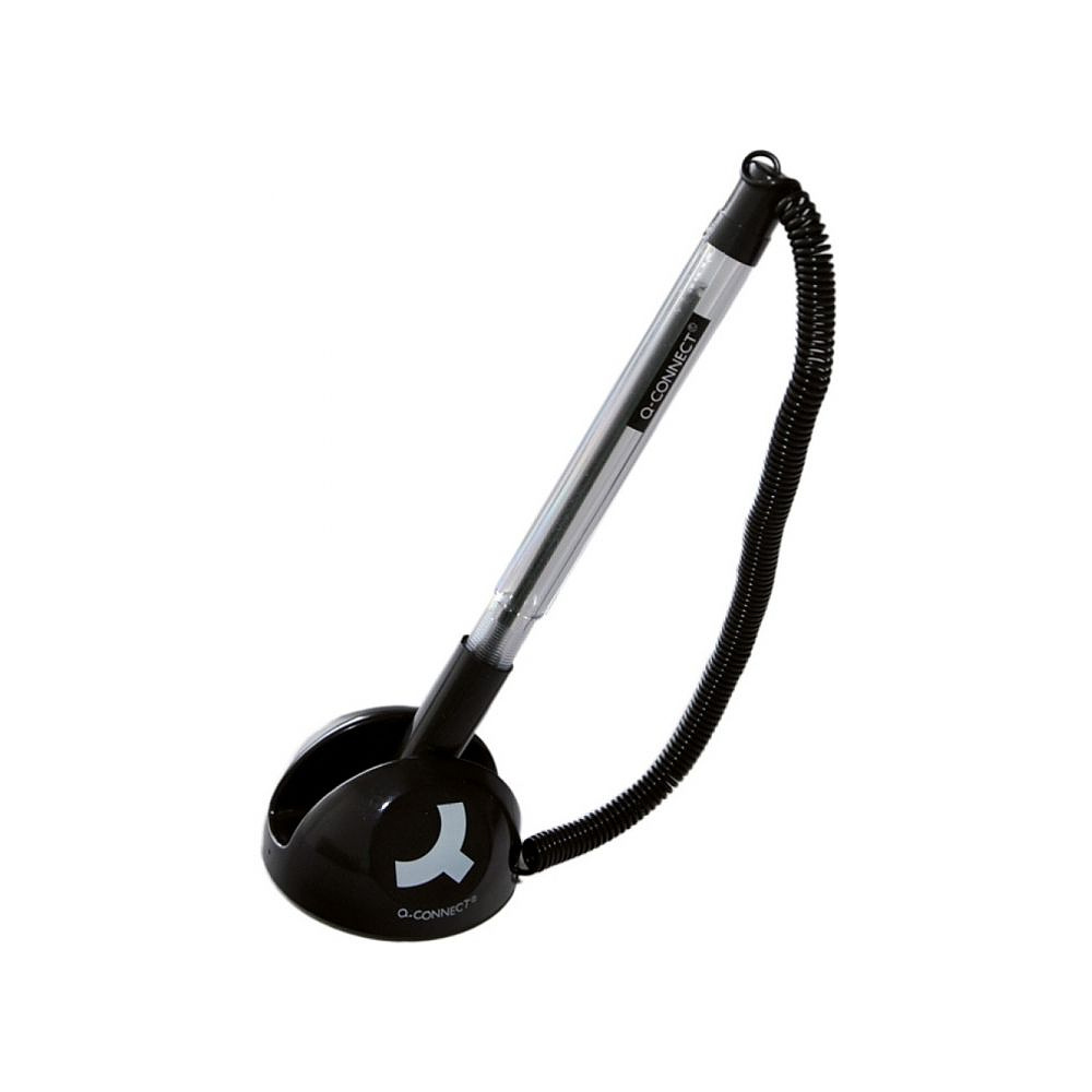 Ручка шариковая на подставке "Q-CONNECT", 0.7 мм, синий