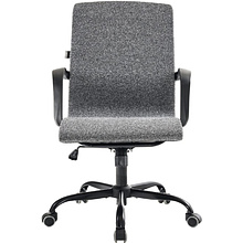 Кресло д/персонала EVERPROF Zero, ткань, металл, черный