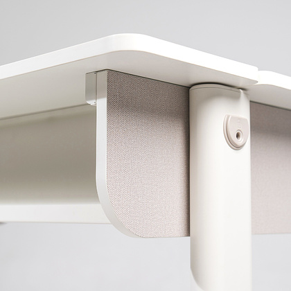 Комплект Ergosmart ученический Caravel S: стол регулируемый Caravel S, полка с подставкой для книг Wooden space S - 18