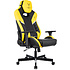 Кресло игровое Бюрократ Knight Thunder 5X экокожа, черный, желтый, металл