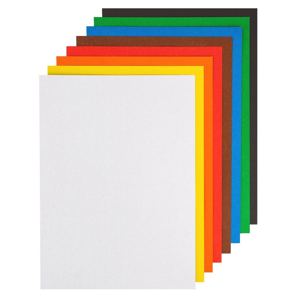Картон цветной "Цветик", 8 цветов, 16 листов, А4 - 3